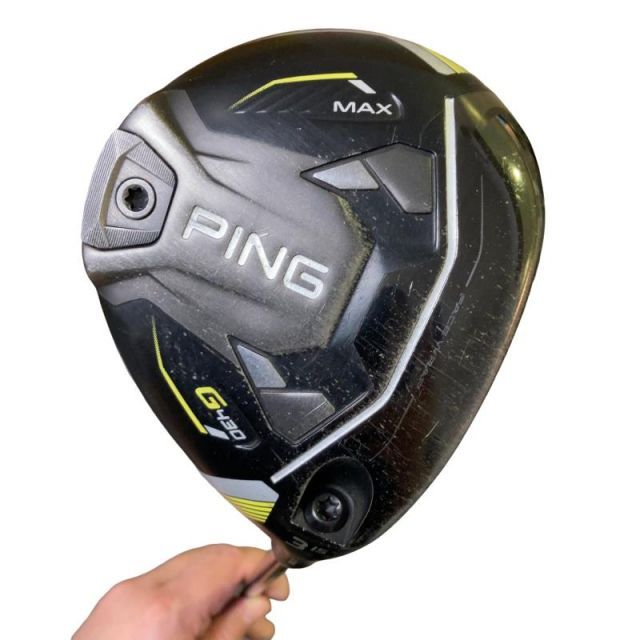【中古】 ピン G430 MAX 3W フェアウェイウッド FW 純正特注シャフト (フレックスS) メンズ 男性用 右利き 右用 Aランク ゴルフクラブ