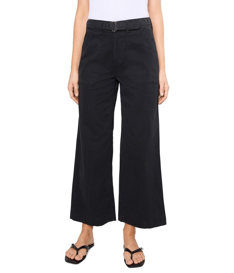 ニックプラスゾーイ レディース ボトムス カジュアルパンツ ワイドレッグ アンクル Niczoe Highland Wide Leg Soft Stretch Belted Ankle Black O