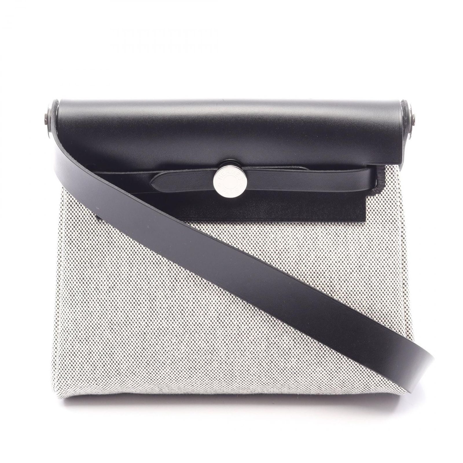 エルメス HERMES ショルダーバッグ エールバッグジップ ミニ エクリュ エクリュ/ブラック その他 エールバッグジップ ミニ エクリュ/ブラック レディース Used A