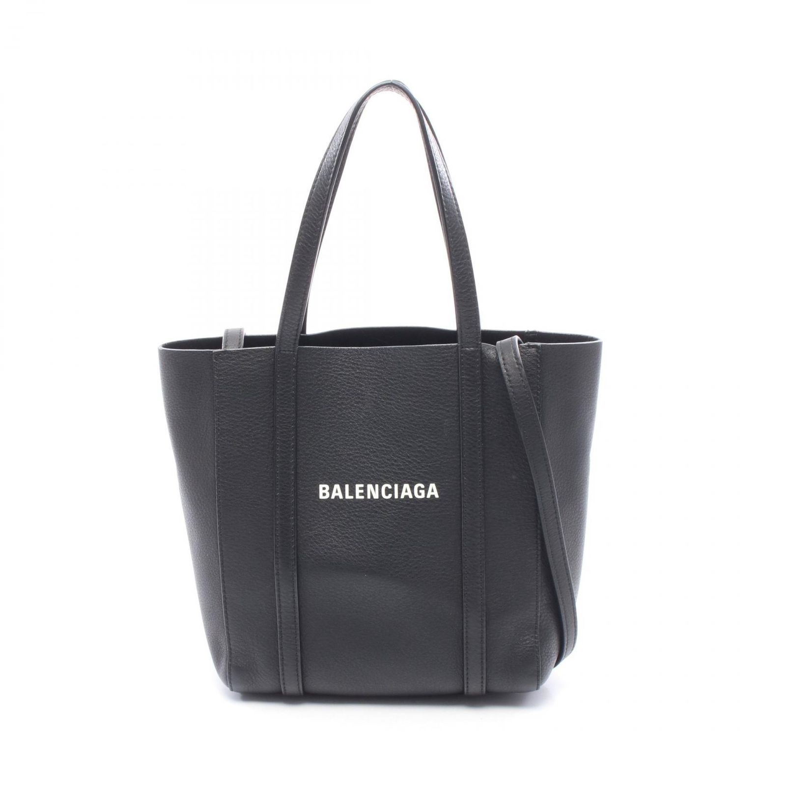 バレンシアガ BALENCIAGA トートバッグ EVERYDAY XXS エブリデイ 2WAY 551815 ブラック レザー エブリデイ トート XXS レディース Used A