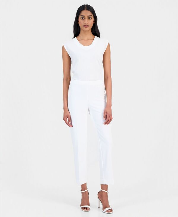 アンクライン レディース ボトムス カジュアルパンツ プチ Anne Klein Womens Hollywood Waist PullOn Slim Pants Regular Petite Bri