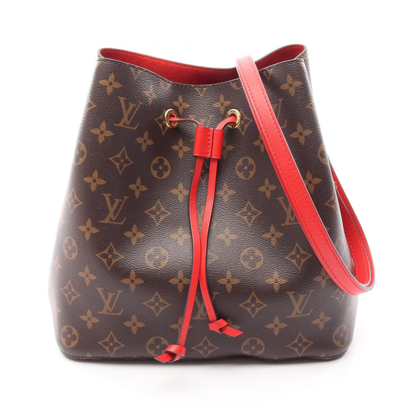 ルイ・ヴィトン LOUIS VUITTON ショルダーバッグ ネオノエ モノグラム コクリコ M44021 コクリコ PVCコーティングキャンバス レザー ネオノエ レディース Used A