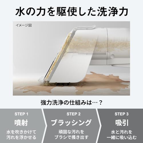 【新品】水洗い掃除機 吸引力15000Pa 大容量タンク 自動散水 コンパクト ブラシ付き ホワイト JC-RP1A 9ebbd79e 【新品】水洗い掃除機 吸引力15000Pa 大容量タンク 自動散水 コンパクト ブラシ付き ホワイト JC-RP1A 9ebbd79e