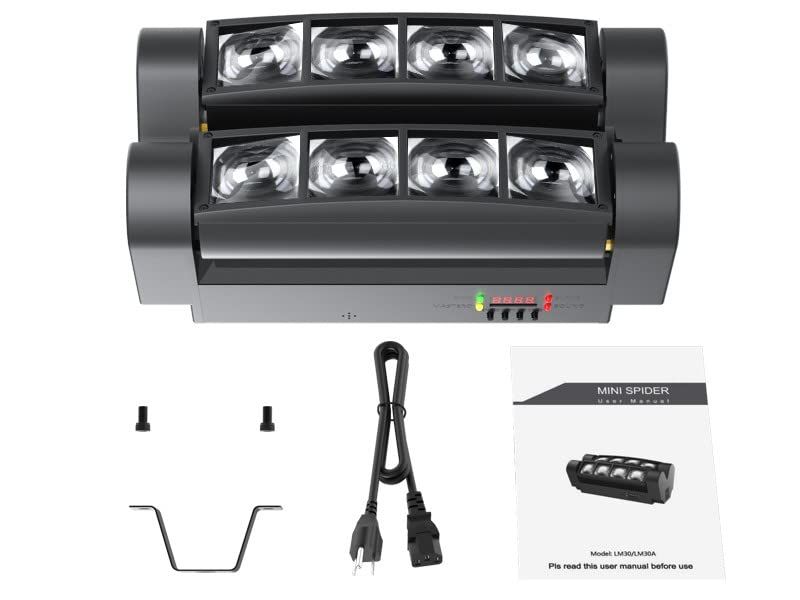 【新品】ステージライト 8x3W RGBW LED 舞台照明 ディスコライト ステージ照明 DMX512 7/13CH DJ disco light for party 回転可能 高輝度 音声連動 舞台/演出/結婚式/パーティー/カラオケ/ク 1b73653b