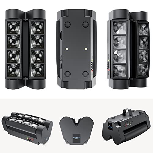 【新品】ステージライト 8x3W RGBW LED 舞台照明 ディスコライト ステージ照明 DMX512 7/13CH DJ disco light for party 回転可能 高輝度 音声連動 舞台/演出/結婚式/パーティー/カラオケ/ク 1b73653b