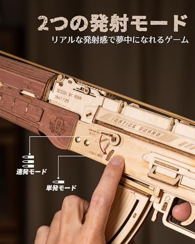 【新品】DIY 木製 3Dパズル 立体パズル パズル手作り 木製 クラフト キット おもちゃ人気 組み立て簡単 初心者に向け プレゼント 新年プレゼント 子供 プレゼント 玩具 (サブマシンガン) 2e5777a5