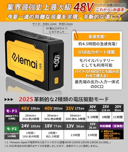 【新品】ファンバッテリー セット XLサイズ 超高出力48V 空調作業服 20V~48V 大風量 調節可能 ファン付きベスト遮熱-18℃ 大容量 急速充電器付き 暑さ対策 2a4c3db5 【新品】ファンバッテリー セット XLサイズ 超高出力48V 空調作業服 20V~48V 大風量 調節可能 ファン付きベスト遮熱-18℃ 大容量 急速充電器付き 暑さ対策 2a4c3db5