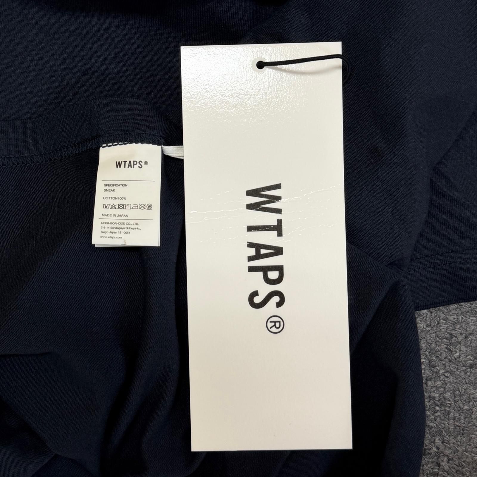 未使用 WTAPS 25SS FORTLESS / SS / COTTON ロゴプリントTシャツ