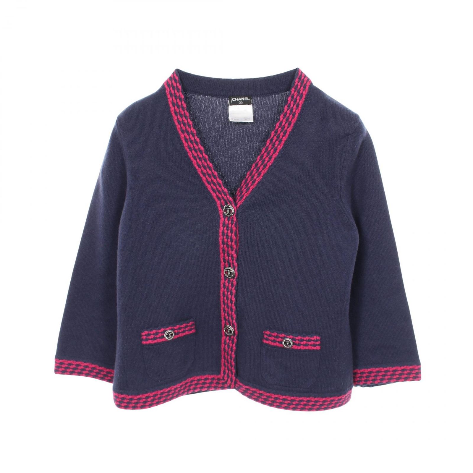 シャネル CHANEL カーディガン ココマークボタン P40294K02905 カシミヤ カーディガン レディース Used A