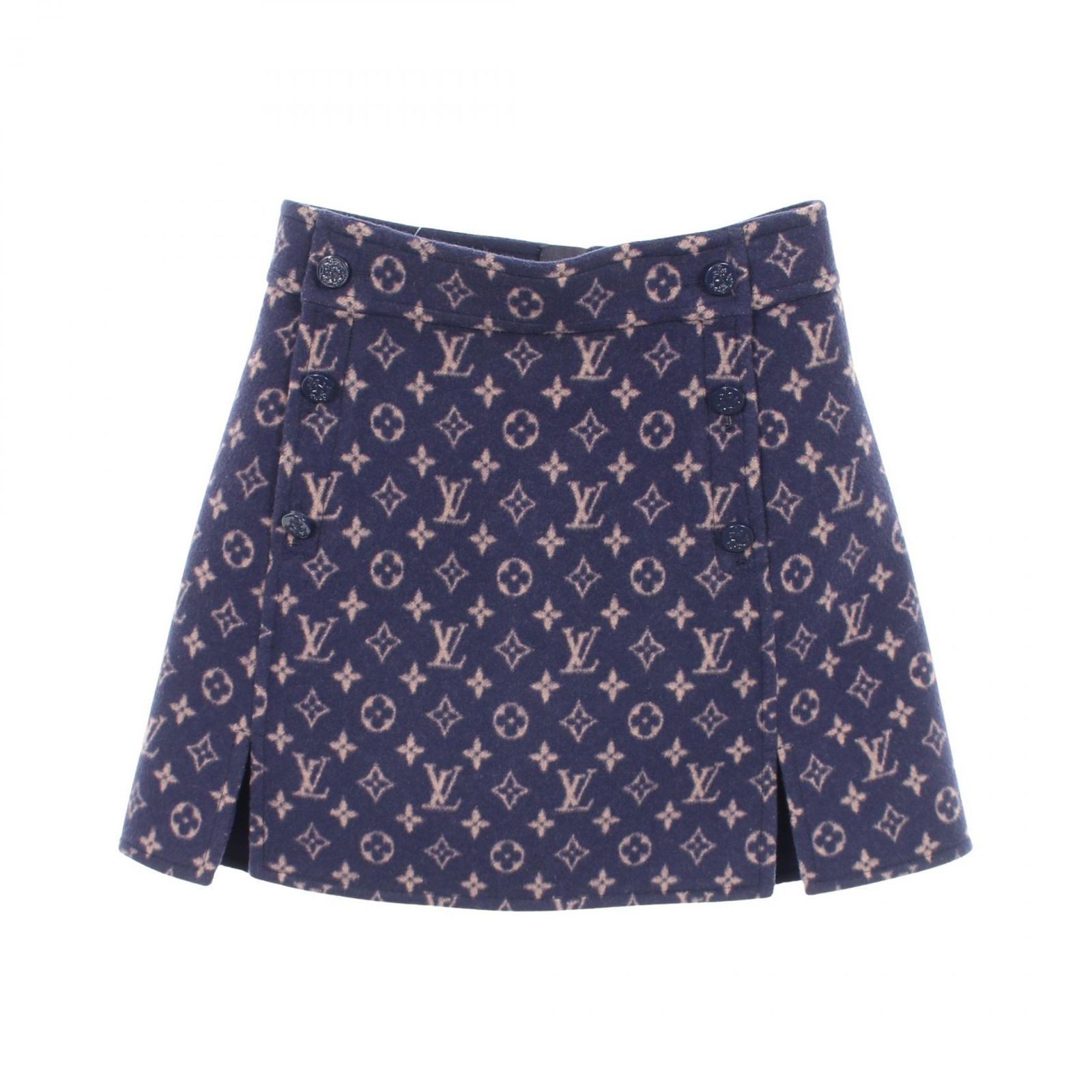 ルイ・ヴィトン LOUIS VUITTON スカート モノグラム RW201W QS3 FISK01 ウール スカート レディース Used A