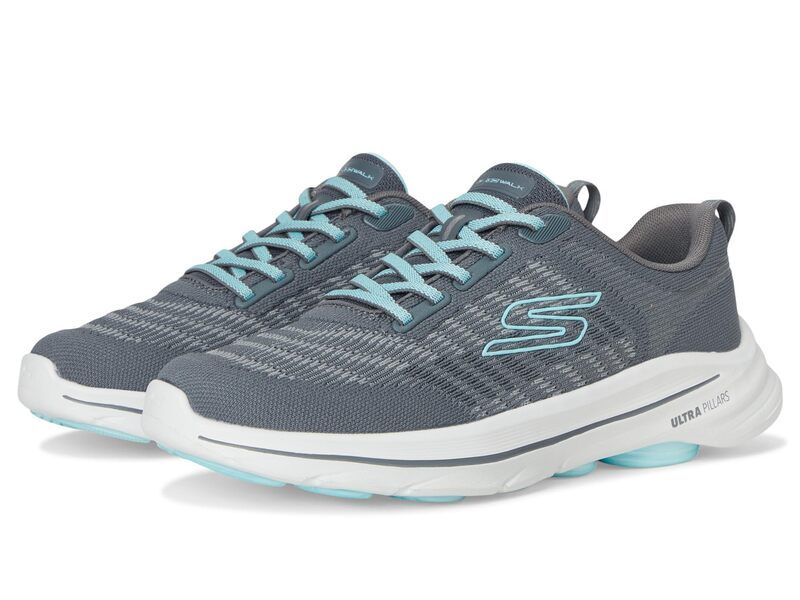 スケッチャーズ レディース シューズ スニーカー SKECHERS Performance Go Walk 8 Britt CharcoalTurquoise チャコール