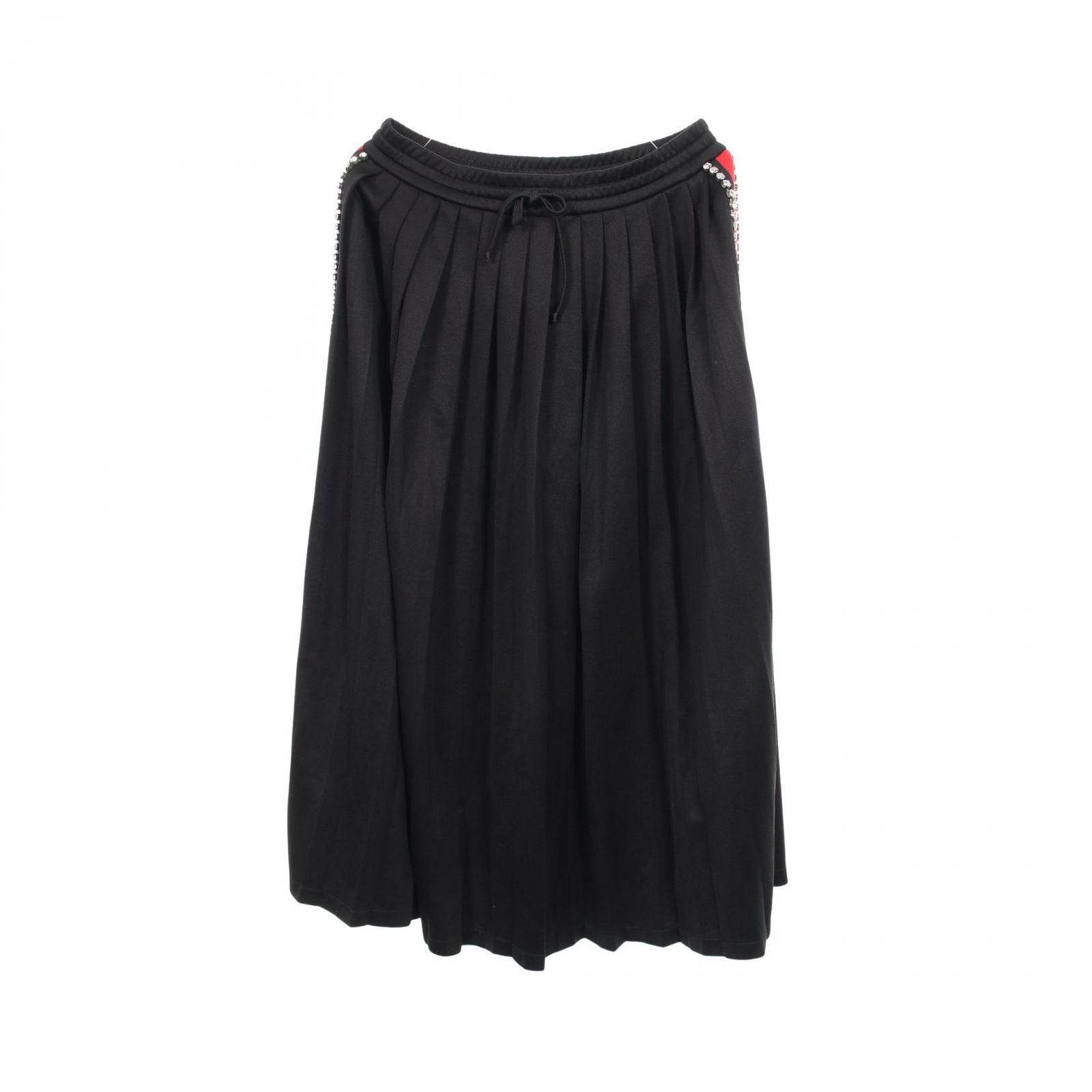 グッチ GUCCI スカート サイドライン プリーツ ジャージー 479534 コットン スカート レディース Used A