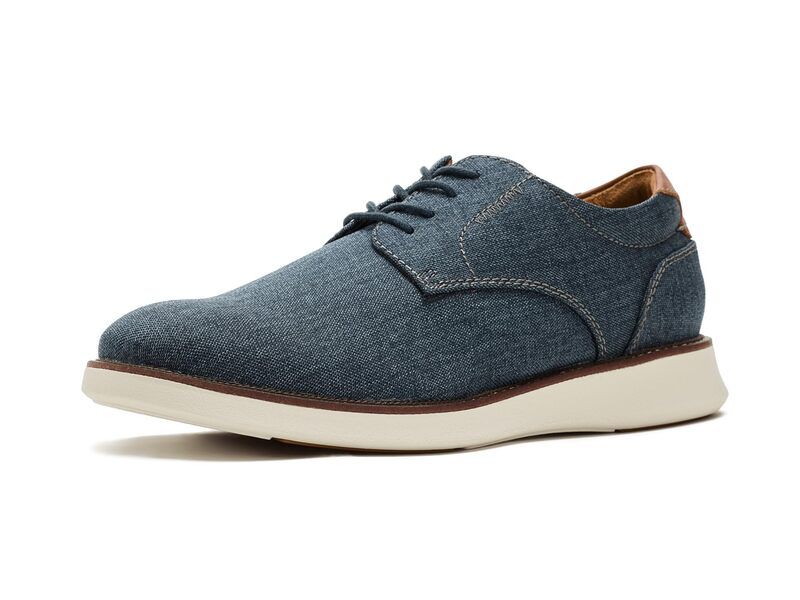 フローシャイム メンズ シューズ オックスフォード Florsheim Launch Canvas Plain Toe Oxford Navy ネイビー