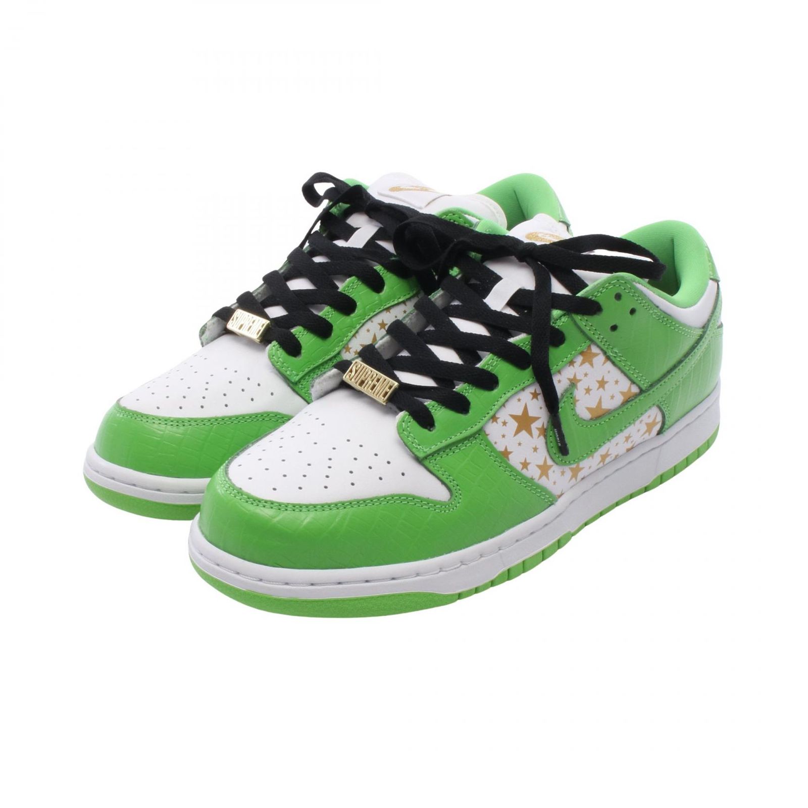 ナイキエスビー NIKE SB スニーカー NIKE SB × Supreme DANK SB クロコ型押し スター DH3228-101 レザー ×Supreme スニーカー メンズ Used A