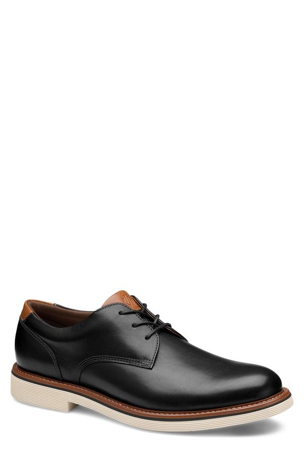 ジョンストンアンドマーフィー メンズ シューズ ダービー Johnston Murphy Tyson Plain Toe Derby Black Full Grain ブラック