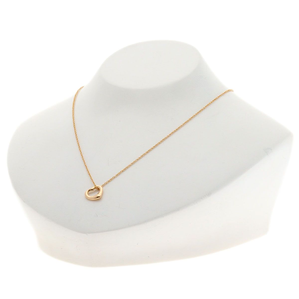 TIFFANY&Co. ティファニー オープンハート ミニ ネックレス K18PG