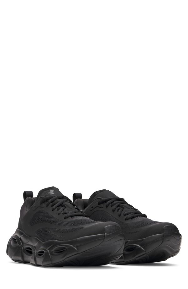 アンダーアーマー メンズ シューズ スニーカー Under Armour UA Halo Racerunning Shoe Black Castlerock ブラック