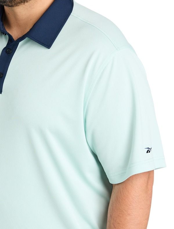 リーボック メンズ トップス ポロシャツ トール コントラスト Reebok Big Tall Contrast Solid Polo Shirtranquil Teal ティール