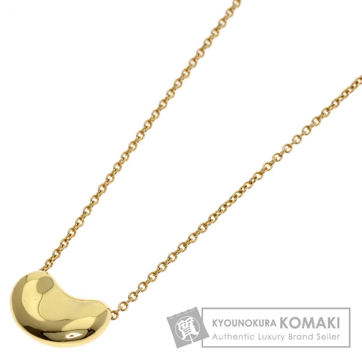 TIFFANY&Co. ティファニー ビーン ネックレス K18YG レディース [中古]