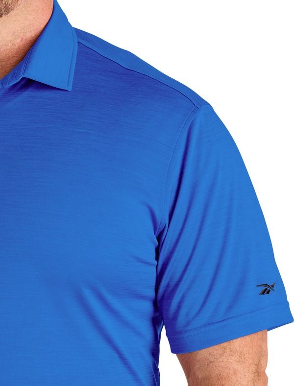 リーボック メンズ トップス ポロシャツ トール Reebok Big Tall Performance Heather Polo Shirt Virtual Blue ブルー リーボック メンズ トップス ポロシャツ トール Reebok Big Tall Performance Heather Polo Shirt Virtual Blue ブルー