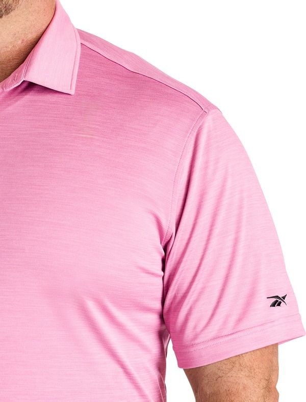 リーボック メンズ トップス ポロシャツ トール Reebok Big Tall Performance Heather Polo Shirt Playful Pink ピンク