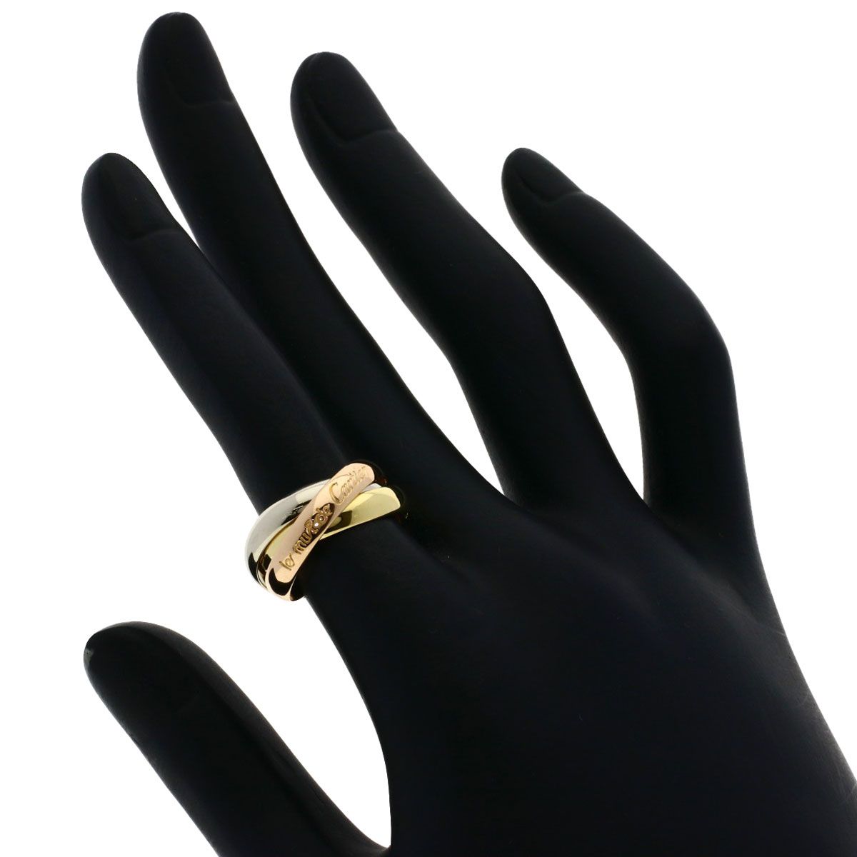CARTIER カルティエ トリニティ #49 リング・指輪 K18YG K18PG K18WG