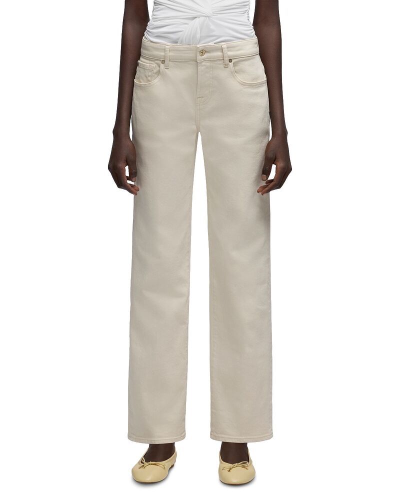 セブンフォーオールマンカインド レディース ボトムス デニムパンツ ジーンズ 7 For All Mankind Calie High Rise Straight Jeans in Moondust
