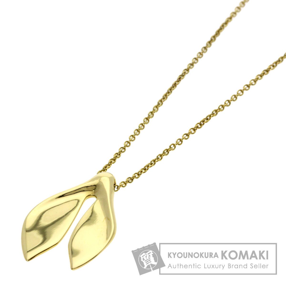 TIFFANY&Co. ティファニー ホエール テール ネックレス K18YG レディース [中古]