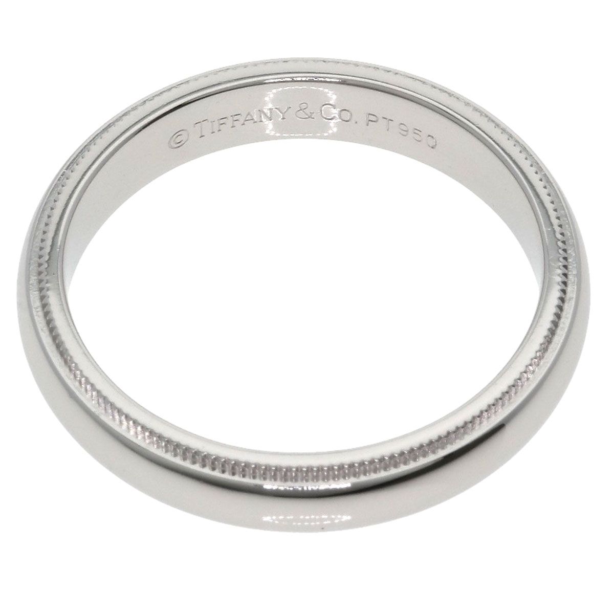 TIFFANY&Co. ティファニー ミルグレイン リング・指輪 PT950