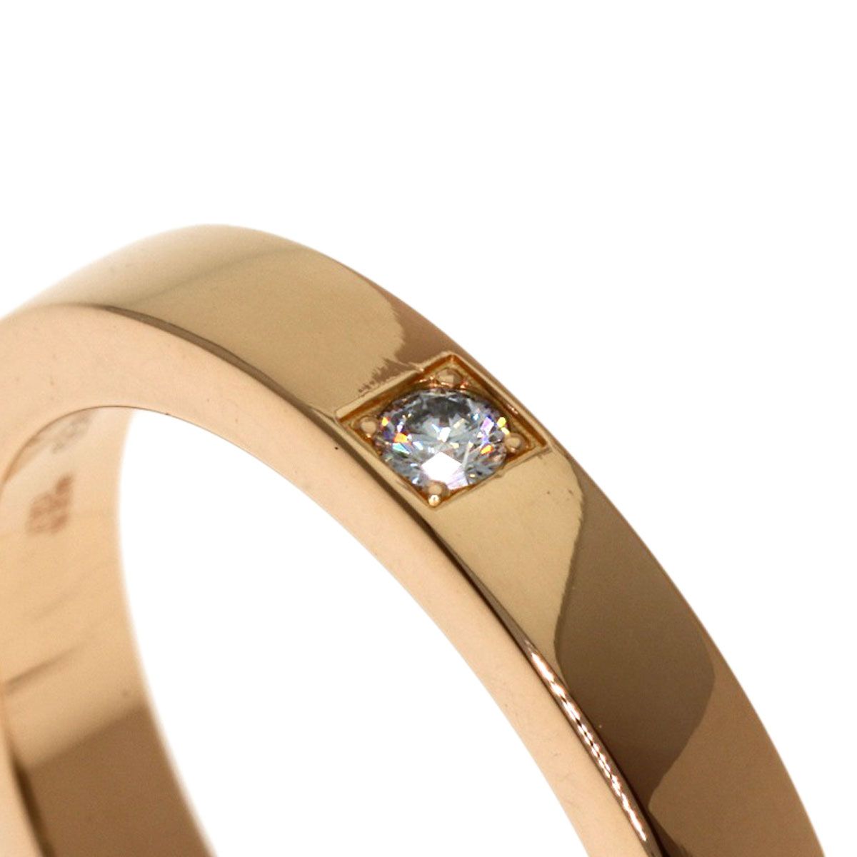 BVLGARI ブルガリ マリーミー 1P ダイヤモンド リング・指輪 K18PG