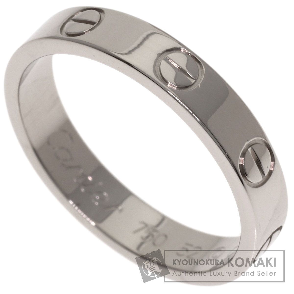 CARTIER カルティエ ミニ ラブリング #52 リング・指輪 K18WG