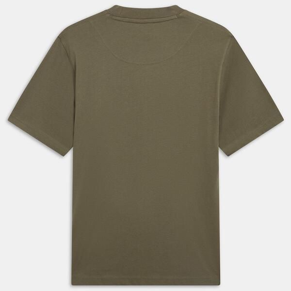 テッドベーカー メンズ トップス Tシャツ ロゴ グラフィック Ted Baker Ted Baker SS Box Graphic Logo Tee Khaki カーキ