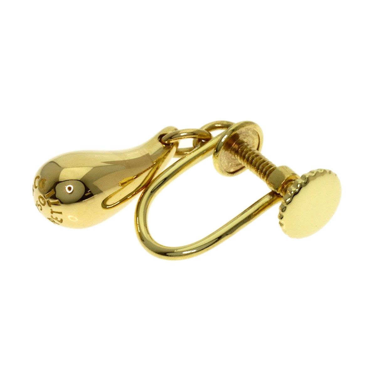 TIFFANY&Co. ティファニー ティアドロップ 片方のみ イヤリング K18YG レディース [中古]