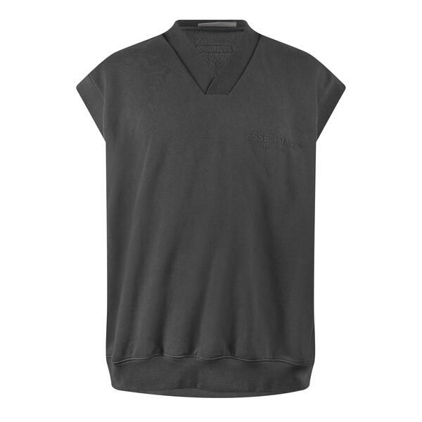 フィアオブゴッド メンズ アウター ニット・セーター ベスト Fear Of God Essentials Mens Knitted Sweater Vest Off Black ブラック