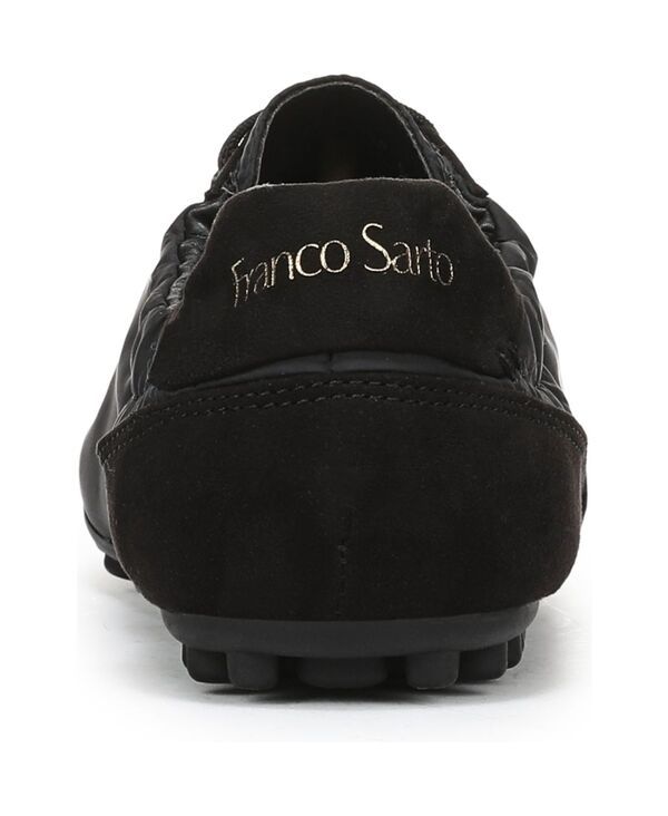 フランコサルト レディース シューズ スニーカー レース Franco Sarto Womens Felina Round Toe LaceUp Shoes Black Nylon Fabric ブラ