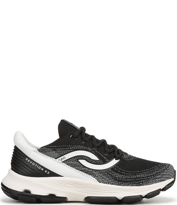 ライカ レディース シューズ スニーカー メッシュ Ryka Womens Devotion X 2 Mesh Fitness Walking Sneakers Black ブラック