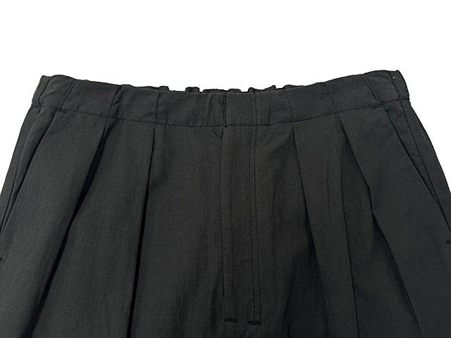ANCELLM アンセルム 26SS L/C TUCK EASY PANTS BLACK カットオフ トラック イージー スラックス パンツ ANC-PT150 2 黒ブラック ブランド古着ベクトル 中古■260620 ANCELLM アンセルム 26SS L/C TUCK EASY PANTS BLACK カットオフ トラック イージー スラックス パンツ ANC-PT150 2 黒ブラック ブランド古着ベクトル 中古■260620