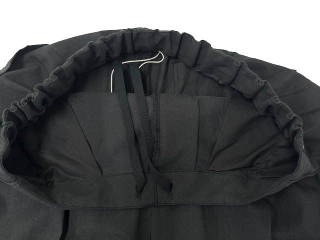 ANCELLM アンセルム 26SS L/C TUCK EASY PANTS BLACK カットオフ トラック イージー スラックス パンツ ANC-PT150 2 黒ブラック ブランド古着ベクトル 中古■260620 ANCELLM アンセルム 26SS L/C TUCK EASY PANTS BLACK カットオフ トラック イージー スラックス パンツ ANC-PT150 2 黒ブラック ブランド古着ベクトル 中古■260620