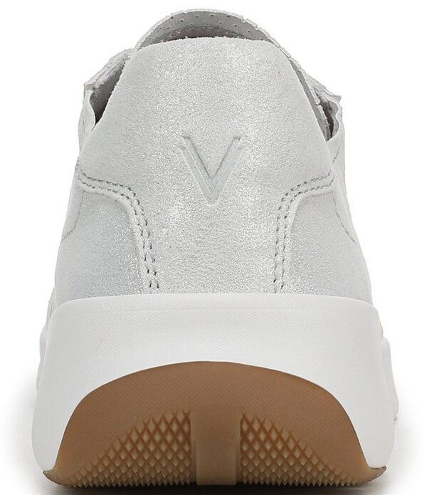 バイオニック レディース シューズ スニーカー プラットフォーム トール レザー Vionic Uptown Metallic Leather Platform Sneakersilver シルバー
