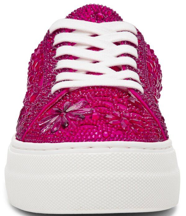 ベッツィジョンソン レディース シューズ スニーカー プラットフォーム Blue by Betsey Johnson Reily Rhinestone Platform Sneakers Fuchsi