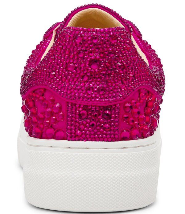 ベッツィジョンソン レディース シューズ スニーカー プラットフォーム Blue by Betsey Johnson Reily Rhinestone Platform Sneakers Fuchsi