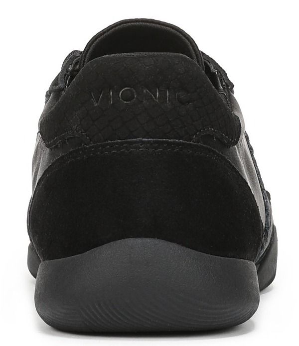 バイオニック レディース シューズ スニーカー ナイロン レース レザー Vionic Arabelle Nylon And Leather Lace Up Sneakers Black ブラック