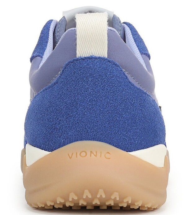バイオニック レディース シューズ スニーカー レース レザー Vionic Walk Slim Glide Sleek Leather Lace Up Sneakers Mazarine Blue