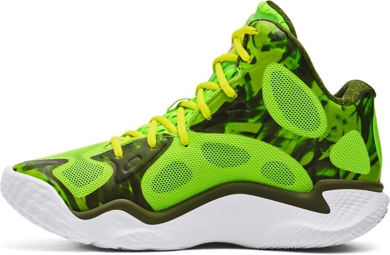 アンダーアーマー レディース シューズ スニーカー Under Armour Curry Spawn FloTro Basketball Shoes WhiteYellow ホワイト