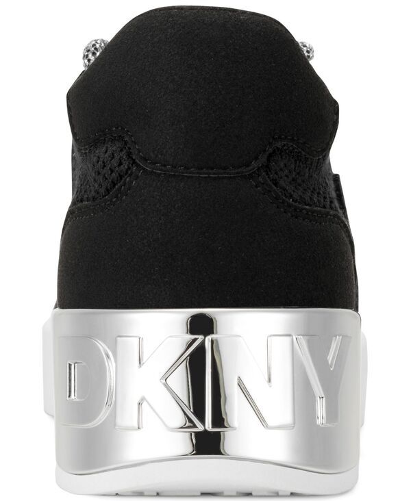 ダナ キャラン ニューヨーク レディース シューズ スニーカー レース DKNY Womens Mallory Lace Up Sneakers Black ブラック