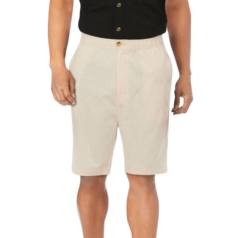 キングサイズ レディース ボトムス ハーフパンツ・ショーツ トール ショートパンツ リネン KingSize Mens Big Tall Classic Linen Shorts Cream クリーム 21,075円