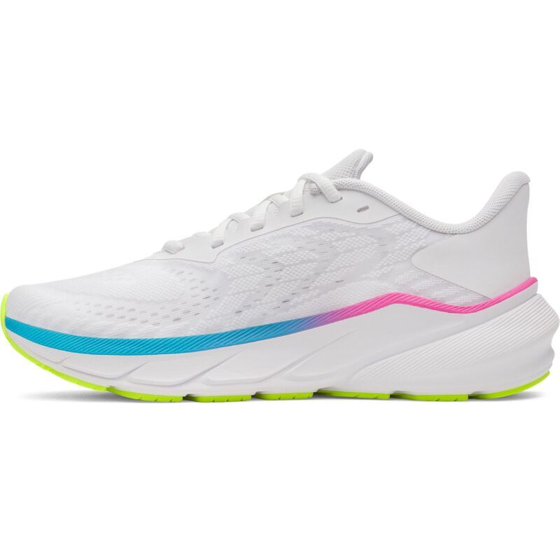 アンダーアーマー レディース シューズ スニーカー Under Armour Turbulence 3 Womens Running Shoes White Metallic ホワイト