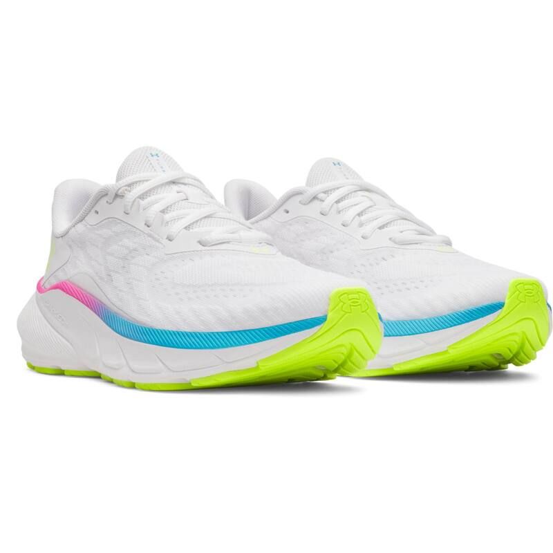 アンダーアーマー レディース シューズ スニーカー Under Armour Turbulence 3 Womens Running Shoes White Metallic ホワイト