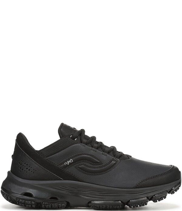ライカ レディース シューズ スニーカー レザー Ryka Womens Devotion Sr Leather Walking Sneakers Black ブラック