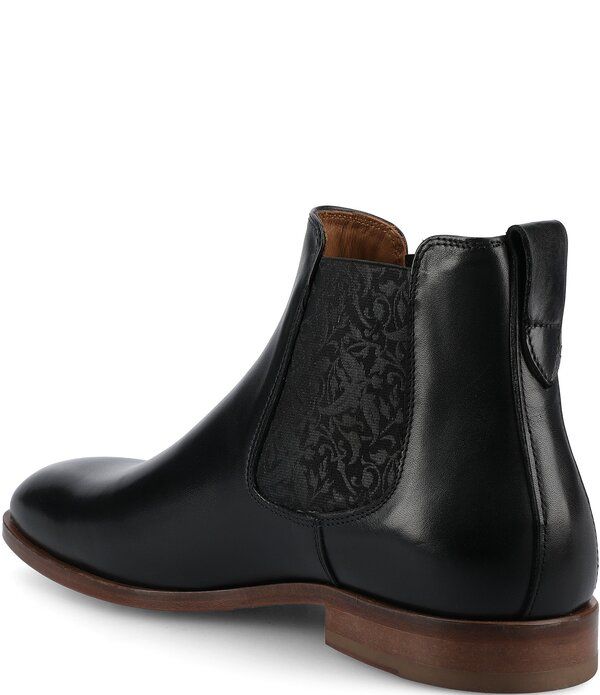 タフト メンズ シューズ ブーツ・レインブーツ チェルシーブーツ プリント チェルシー レザー Taft Mens Murphy Leather Printed Goring Chelsea Boot タフト メンズ シューズ ブーツ・レインブーツ チェルシーブーツ プリント チェルシー レザー Taft Mens Murphy Leather Printed Goring Chelsea Boot